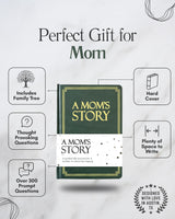 Mom's Life Story Journal (Hardcover): A Meaningful Keepsake for Mom to Share Her Journey and Memories, Book Includes 250+ Prompt Questions, Sentimental Gifts for Mother's Day, Birthday & Christmas