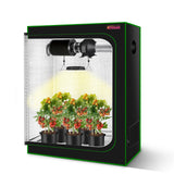ATOUR 48”x24”x60” Grow Tent, Reflective 600D Mylar,Hydroponic Grow Tent with Observation Window and Floor Tray for Indoor Plant Growing 4’x2’
