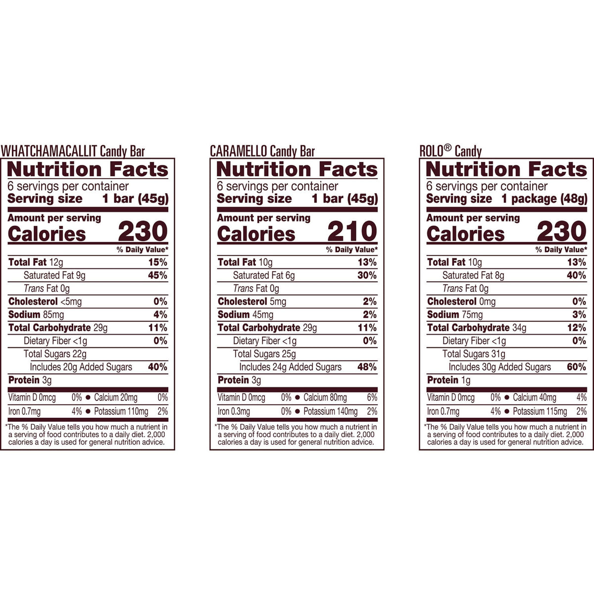 HERSHEY Assorted Chocolate Caramel Candy Variety Pack, 29.4 oz, 18 ct