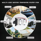 12V RV Water Pump 4008-101-A65/E65 | 3.0 GPM - 55 PSI | Camper RV Water Pump | Self-Priming & Quiet Diaphragm Pump | Thermal Protection & Dry Run Safe | for Halloween Christmas