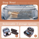 BOYATU Travel Makeup Bag Cosmetic Bags for Women: 3-Piece Make up Bag Set