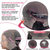 30 Inch 13x6 HD Lace Frontal Wigs Human Hair Pre Plucked Body Wave Lace Front Wigs Human Hair 180% Density Glueless Wigs Human Hair Wigs for Women