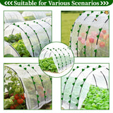 6 Sets of Garden Netting Kit for Raised Beds 10 x 33 FT Strong Mesh Netting