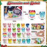 Christmas Advent Calendar 2026, Axolotl Slow Rising Squishy Advent Calendar