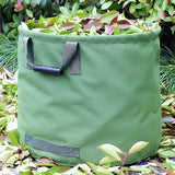 ELK 33-Gallon Non Self-Standing Multipurpose Garden Leaf Waste Bag - Durable Canvas for Yard Cleaning, Harvesting, and Storage - Heavy Duty with Rubber Handles and PVC Elastic Bone - 22" W x 18" H