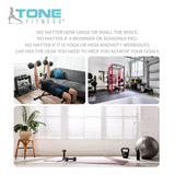 Tone Fitness 8lb Weighted Vest, Black