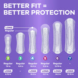 Always Discreet Adult Incontinence Pads for Women, Drier, 5 Drop Long Length, Heavy Absorbency, Pads for Bladder Control Management, Bladder Leaks, & Postpartum Pads, 64ct