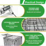 Metal Plant Cages for Outdoor Plants, Garden Cloches for Plants Rustproof