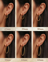 CASSIECA 10 Pairs Clip On Hoop Earrings for Women Fake Earrings Gold Silver
