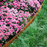 Meyoppm 32.8ft Cor-Ten Steel Landscape Edging, 5.5" H Garden Edging Border