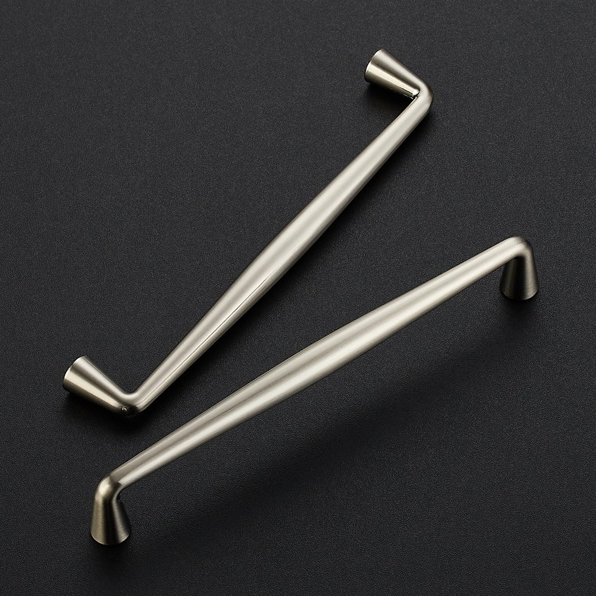 Ravinte 10 Pack 6-1/4 Inch Brushed Nickel Kitchen Cabinet Handles Solid Zinc Alloy Cabinet Pulls Cupboard Hardware Drawer Handles