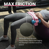 Hip Thrust Belt – Heavy Duty & Secure Glute Trainer with Non-Slip Rubber Extra Padding for Dumbbells, Kettlebells & Plates – Ideal for Gym, Home, & On-the-Go Workouts (Pink)