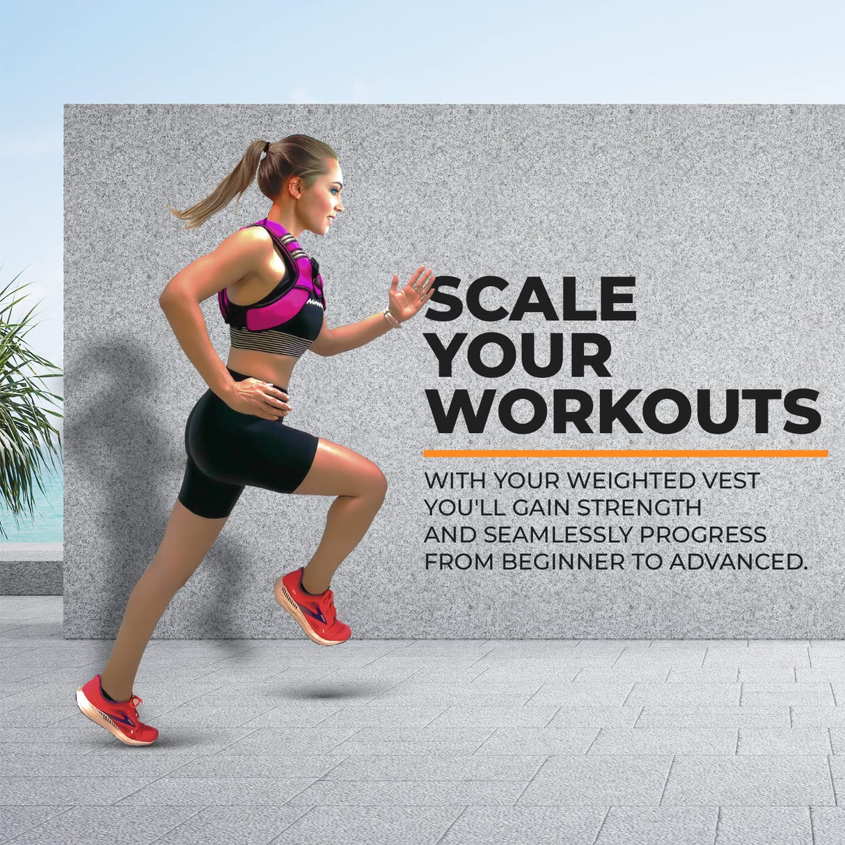 Gymnastics Power - Weighted Vest 6LB, 8LB, 10LB, 15LB, 25lb, 35lb, 45lb, 60lb Removable Iron Weights for Men and Women Workout for Calisthenics and Fitness Sport Training (Pink, 6 LB)