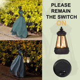 Guichifun Fairy Statues Solar Outdoor Lights - Resin Garden Figurines Decorations for Patio Yard Lawn Decor Housewarming Gardening Gifts for Women Mom 7.4 x 5.3 x 12 Inch