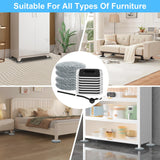 New Upgrade Furniture Sliders, Multi-Surface 3-in-1 Furniture Movers Sliders, Heavy Moving Pads with 8PCS 4.3" Carpet Sliders+4PCS Hard Floor Socks+1 Lifter, Protect Floor and Easily Move Furniture