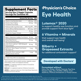 Areds 2 Eye Vitamins - Lutein, Zeaxanthin & Bilberry Extract - Supports Eye Strain, Dry Eyes, and Vision Health - 2 Award-Winning Clinically Proven Eye Vitamin Ingredients - Carotenoid Blend