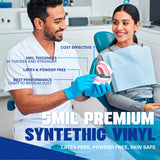 London Labs Synthetic Vinyl Exam Gloves (1000, Small)