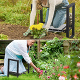 JAOTREL Garden Kneeler and Seat, Foldable Garden Stool 400lbs Heavy Duty Garden Tools Protects Knees and Back, Women and Men Seniors Gardener,Large 19.7"x10"x18.5"