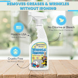 Grandma's Secret Wrinkle Remover Spray - Easily Removes Wrinkles & Odors - Wrinkle Release, Fabric Refresher Spray, Chlorine, Bleach and Toxin-Free - 16 Fl Oz (Pack of 2)