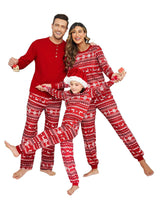 Ekouaer Family Christmas Pajamas Matching Sets Womens Mens Pjs Long Sleeve Sleepwear Holiday Lounge Sets Red S