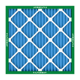 Filterbuy 20x20x1 Air Filter MERV 13 Optimal Smoke & Allergy Defense (4-Pack), Electrostatic Pleated HVAC AC Furnace Filters Replacement (Actual Size: 19.50 x 19.50 x 0.75)