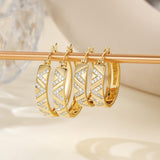 SANDRA REDD 14K Gold Hoop Earrings for Women 14K Gold Earrings for Women