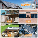Pjerjzn Solar Panel Disconnect Switch 1000V 60A PV Disconnect Switch Outdoor Miniature Circuit Breaker IP65 for Solar PV Homes Battery (1000V 60 Amp)