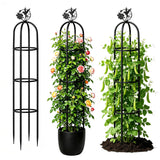 Elegant Outdoor Garden Trellis for Climbing Plants with Premium 100% Metal