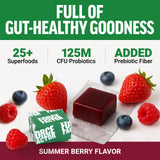 FORCE FACTOR Smarter Greens Superfood Chews, Greens and Superfoods with Probiotics, Antioxidants, and Fiber, Greens Supplement to Support Digestion, Nitric Oxide, and Energy, 60 Soft Chews