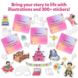 Skillmatics Storybook Art Kit - Create Fairytale Stories, DIY Craft & Writing Kit with 300+ Stickers, Scrapbooking & Journal Activity, Christmas Gifts for Kids Ages 5, 6, 7, 8, 9, 10