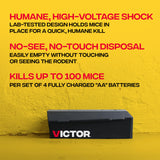 Victor Electronic Mouse Trap, 2-Pack, Indoor Electric Mouse Traps for Home