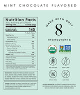 Truvani Vegan Pea Protein Powder | Mint Chocolate | 20g Organic Plant Based Protein Per Serving | 10 Servings | Keto | Gluten & Dairy Free | Low Carb | No Added Sugar