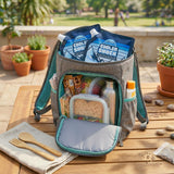 Cooler Shock Reusable Ice Packs for Coolers - 5 Ice Packs for Lunch Bags - Long-Lasting Cold Freezer Packs for Lunch Boxes - Cooler Accessories for School, Beach & Fishing - Camping Gifts