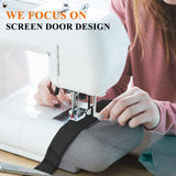 Customizable Pet Proof Window Screen Replacement White, Best Vinyl Coated Polyester Dog Cat Resistant Heavy Duty, Mesh Net Netting Curtain Wire Good Repair for Patio/Porch/Sliding/DIY/Big Pets Owners