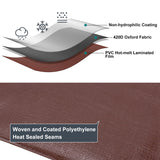 Patiobay Tarp 8x10FT, 14 Mil Large Tarps Heavy Duty Waterproof with Grommets Every 23.6", 420D Thick Plastic Tarp, UV Resistant Tear&Fade Resistant, Reinforced Edges for Outdoor Pool Camp Tent