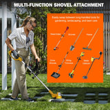 Axcoix Universal Shovel Handle Replacement, Weed Trimmer Handle Extension
