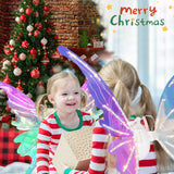 Kardeep Electric Fairy Wings for Girls, Moving Butterfly Wings with LED Lights and Music, light up fairy wings for Dogs for Birthday Halloween Christmas and Party Cosplay Dress Up Attire