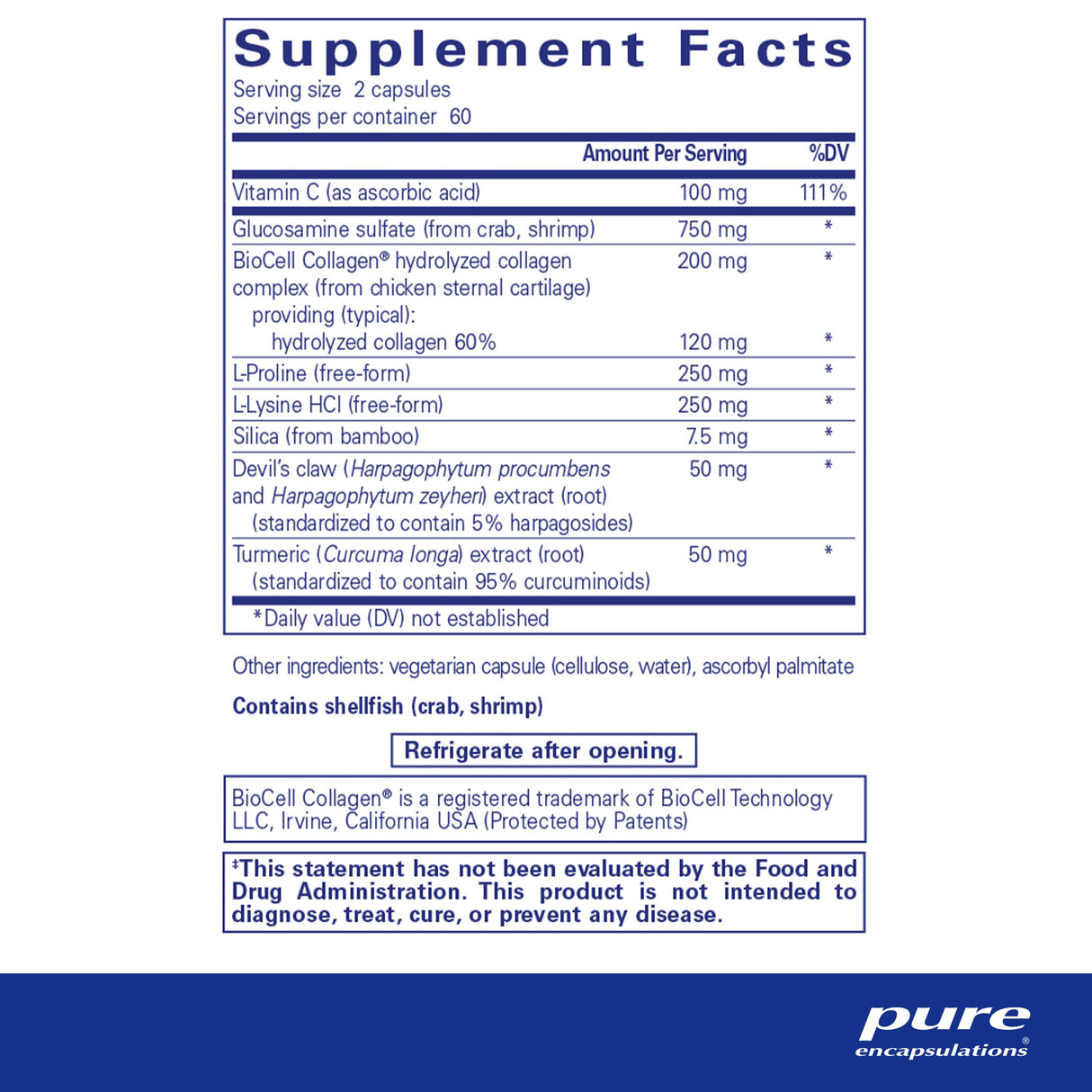 Pure Encapsulations - Ligament Restore - Dietary Supplement Helps Maintain Healthy Tendons, Ligaments and Joints - 120 Capsules