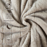 Tefici Heated Blanket Throw,Ultra Soft 2-Layer Flannel Electric Blanket