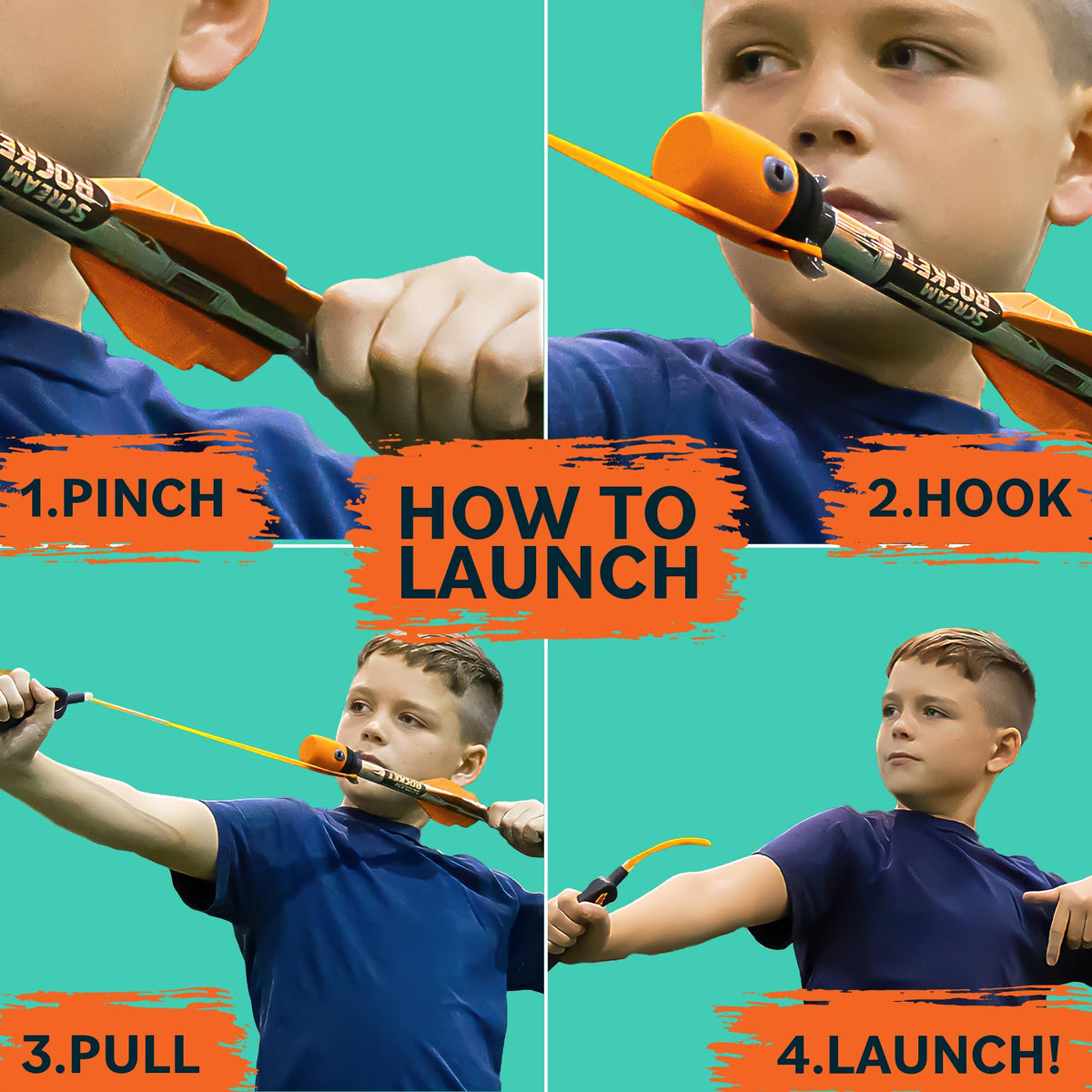 Toy Rocket Launcher for Kids: Outdoor Toys Slingshot - Best Gifts for Boys - Fun Gifts for 8 9 10 11 12 13 14 Year Old Boys + Teen Boy Gift Idea & Cool Boys Toys Age 8-10 & Teen Stocking Stuffers Gift