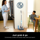 Shark WW201 HydroDuo with Dirt-Reveal Technology, Cordless, Hard Floor Cleaning System, Wet & Dry Debris Pickup, Mops & Scrubs All at Once, Hardwood, Tile, Laminate & Stone, Stone Metallic (Renewed)