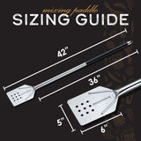 CONCORD 42" Stainless Steel One Piece Deluxe Commercial Grade Mixing Paddle. Great for Home Brewing, Seafood, Crawfish, Shrimp, Crab Boil and more.