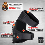 REXBETI Knee Pads for Work, Construction Knee Pads for Men, Heavy Duty Comfortable Anti-slip Foam Gel for Gardening Flooring and Cleaning, Strong Stretchable Straps, Gray