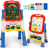 Easel for Kids Double-Sided Art Drawing Board Toys 3 4 Year Birthday Gifts