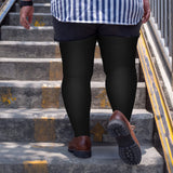 Thigh High Compression Socks 20-30 Mmhg Compression Stockings Thigh High Socks for Men Swelling (Black,XXL)