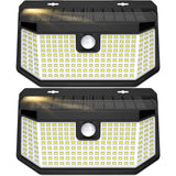Aootek Solar Lights Outdoor 182 LEDs 2500Lm Solar Motion Sensor Lights IP65 Waterpro of with Wide Anglefor Patio Garden Garage Yard Front Door(2pack)