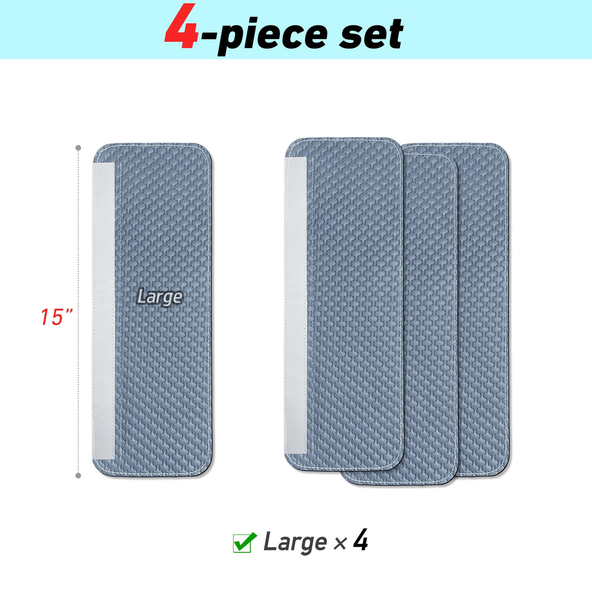 Refrigerator Door Handle Covers, 4 PCS, Performance Appliance Handle Covers, Non-Slip Fridge Door Handle Covers, Keep Your Kitchen Clean, Microwave Oven Dishwasher door Handle Protectors(Navy Blue)
