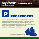 Rapitest Soil Test Kit for Gardens, Vegetables, Flowers and Lawns. USA designed and assembled soil tester completely, quickly and accurately measures/analyzes soil pH acidity and garden nutrients.