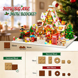 INSOON Advent Calendar 2026 Gingerbread House Mini Building Set with Lights