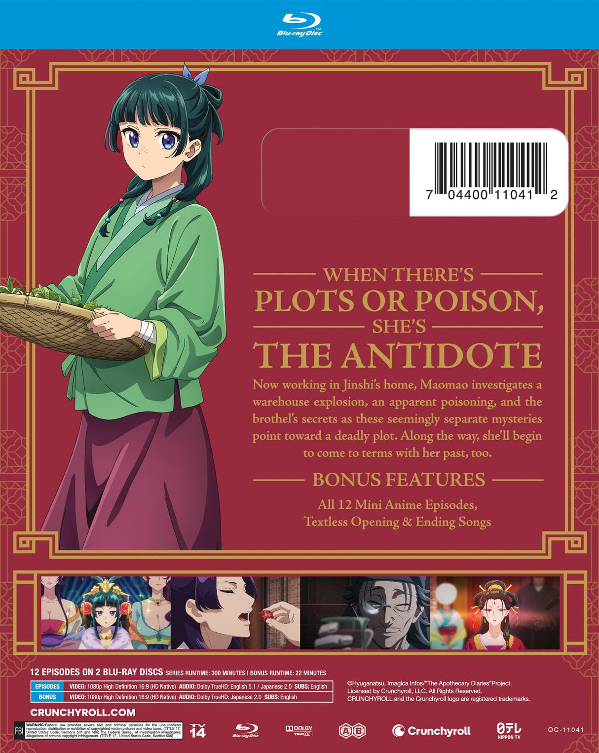 The Apothecary Diaries - Season 1 Part 2 [Blu-ray]